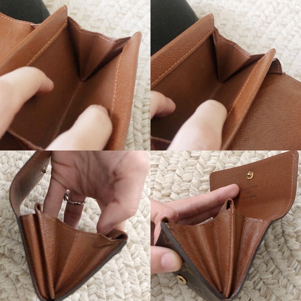 LOUIS VUITTON PORTE MONNAIE PLAT COIN PURSE - Picture 4 of 8